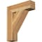 Ekena Millwork Traditional Block Rough Sawn Bracket, Western Red Cedar, 6"W x 24"D x 28"H BKT06X24X28TRA05RWR - alternate 1